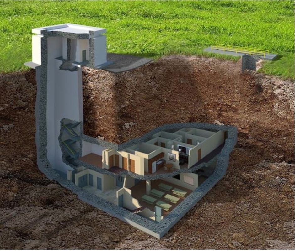 Special purpose anti atomic bunkers